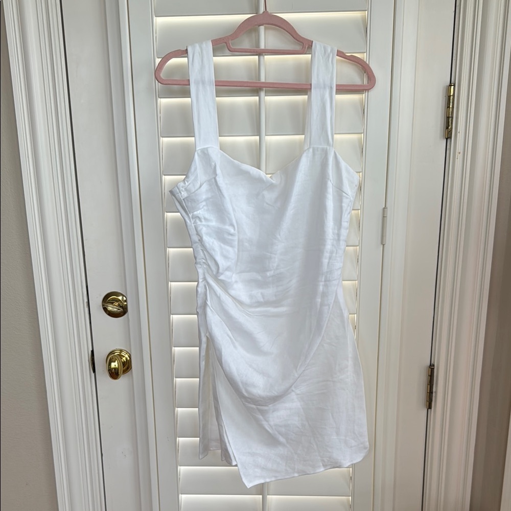 Reformation White Mini Dress